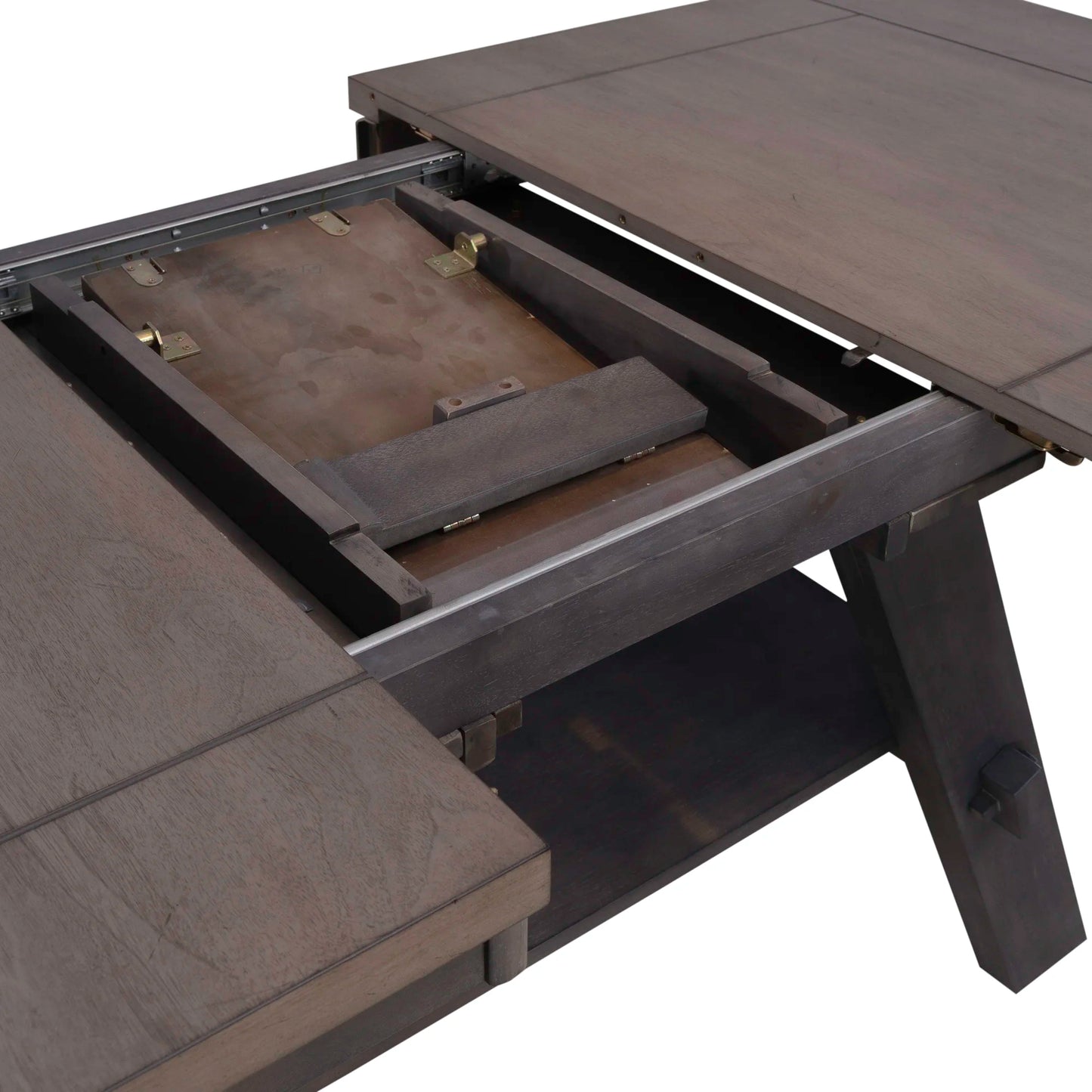 Lawson - Pedestal Table Set - Dark Gray 4