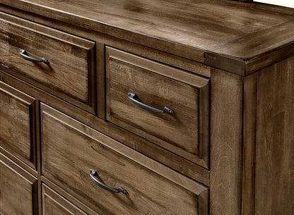 Maple Road - 7-Drawers Triple Dresser - Maple Syrup