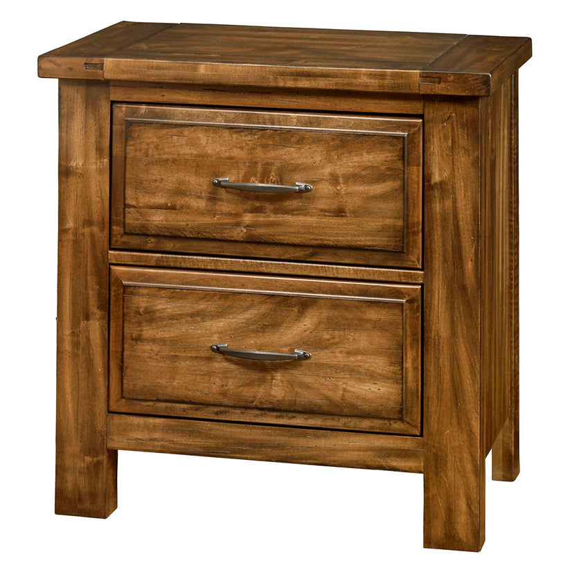 Maple Road - 2-Drawers Nightstand - Antique Amish