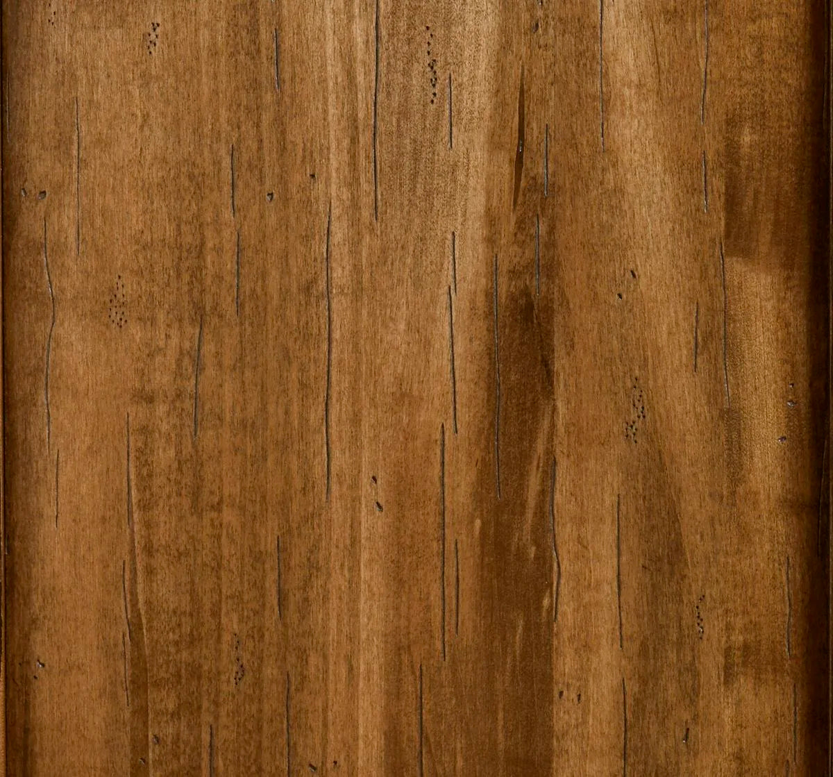 Maple Road - King Slat Poster Storage Bed - Antique Amish