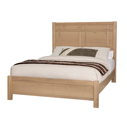 Custom Express - Queen Architectural Bed - Clear Oak