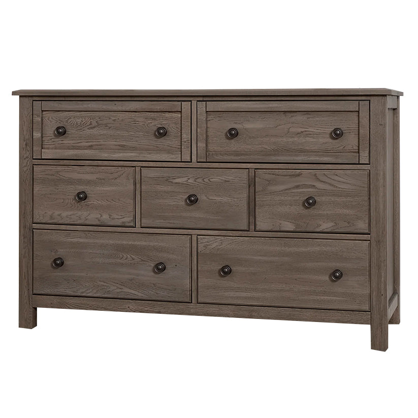 Custom Express - Dresser 7 Drawers - Driftwood Grey