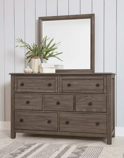 Custom Express - Dresser 7 Drawers - Driftwood Grey