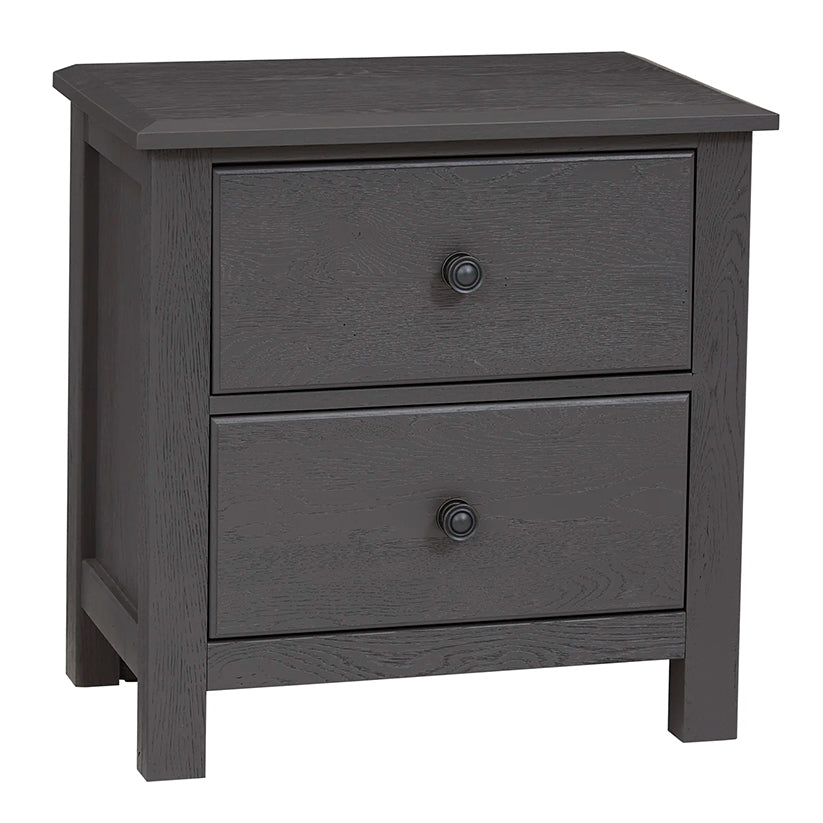 Custom Express - Night Stand 2 Drawers - Graphite