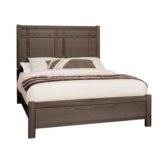 Custom Express - Queen Architectural Bed - Driftwood Grey