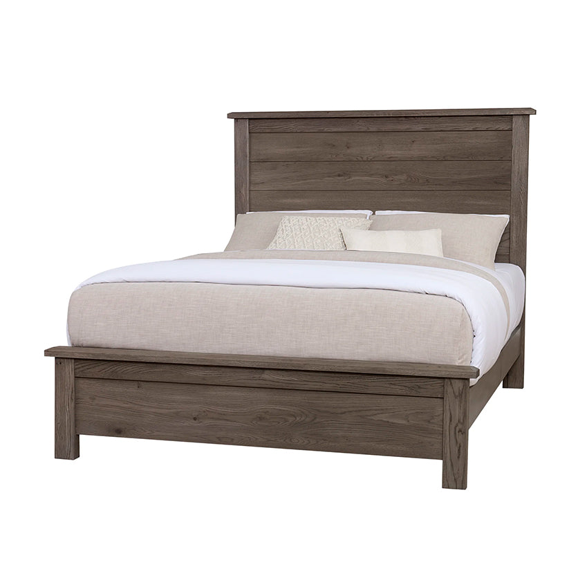 Custom Express - California King Farmhouse Bed - Driftwood Grey