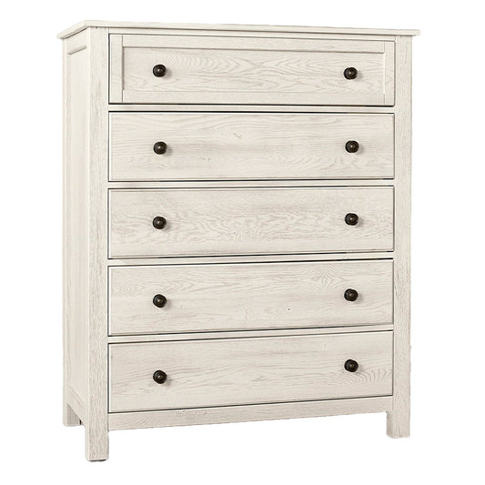 Custom Express - Chest 5 Drawers - White