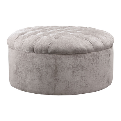 Carnaby - Linen - Oversized Accent Ottoman