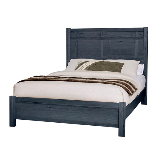 Custom Express - Queen Architectural Bed - Indigo