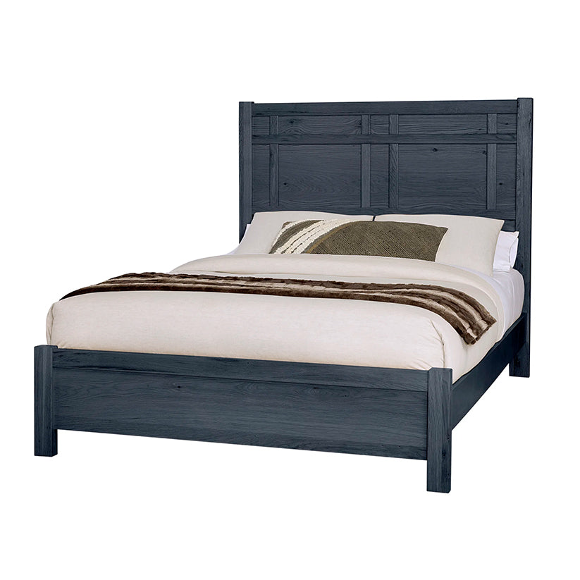 Custom Express - California King Architectural Bed - Indigo