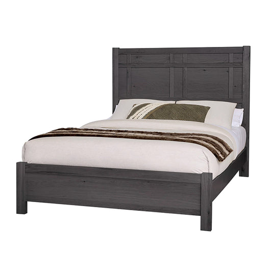 Custom Express - King Architectural Bed - Graphite