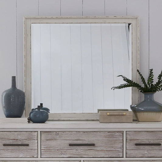 Backroads - Landscape Mirror - White