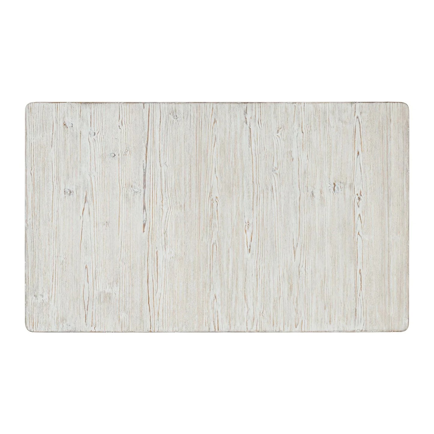 Backroads - Rectangular Cocktail Table - Weathered White & Parchment Brown