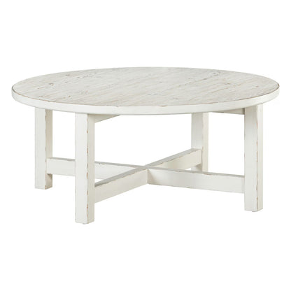 Backroads - Sofa Table - Weathered White & Parchment Brown