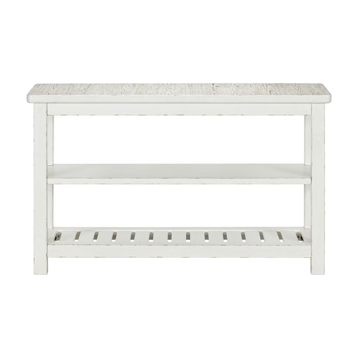 Backroads - Sofa Table - Weathered White & Parchment Brown