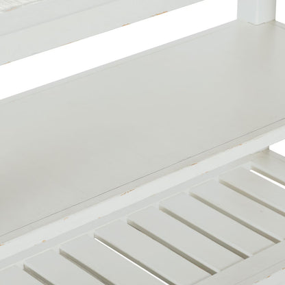 Backroads - Sofa Table - Weathered White & Parchment Brown