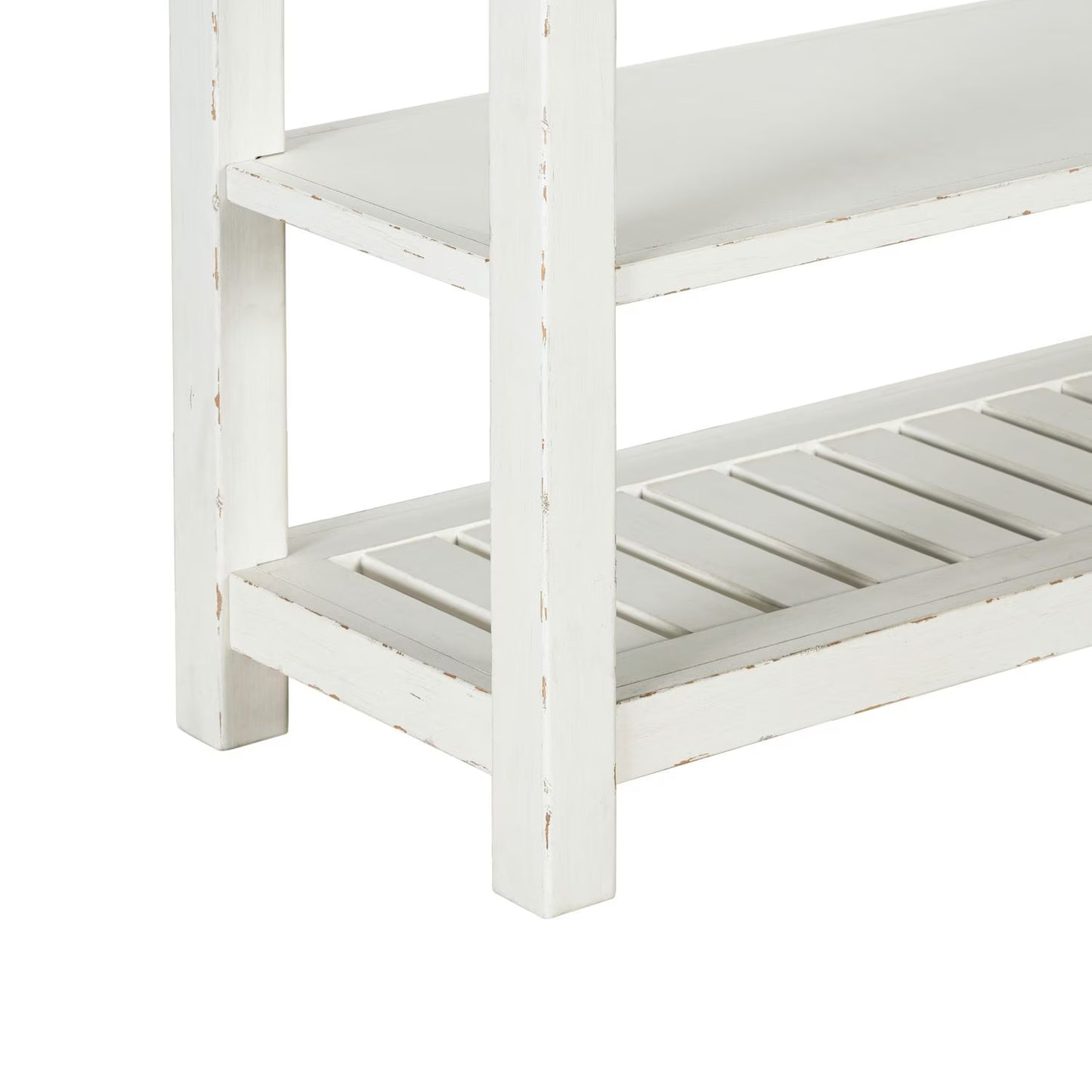 Backroads - Sofa Table - Weathered White & Parchment Brown