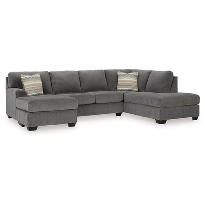 Glynn-cove - Iron - 2-Piece Sectional With Raf Corner Chaise