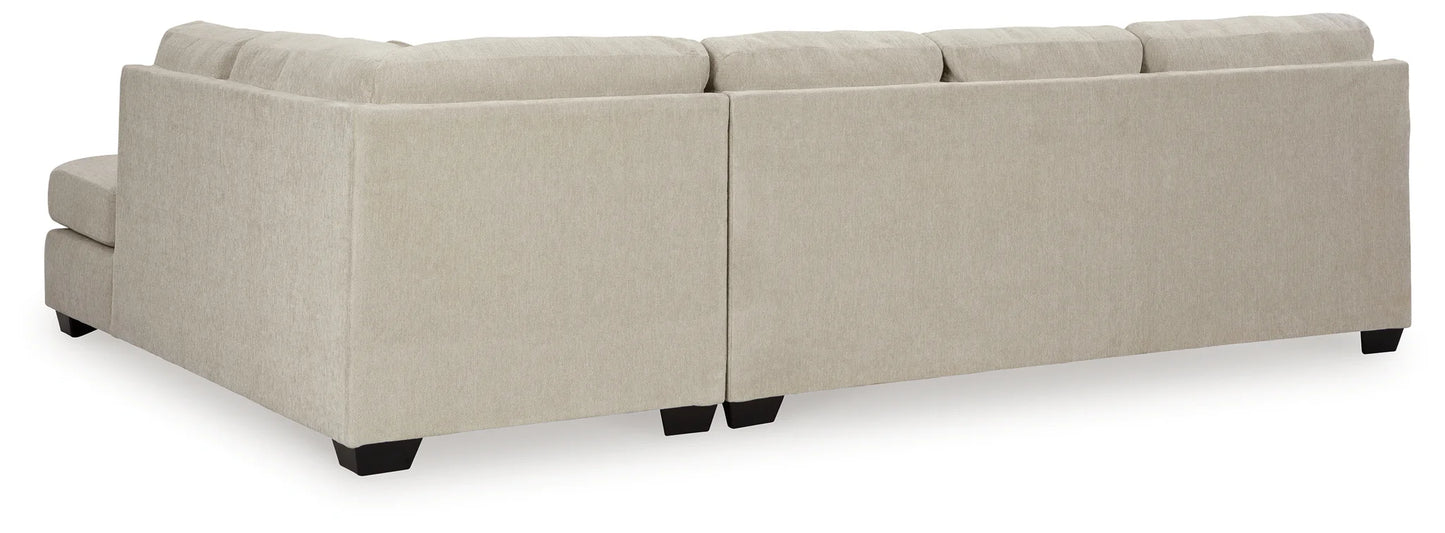 Glynn-cove - Linen - 2-Piece Sectional With Raf Corner Chaise