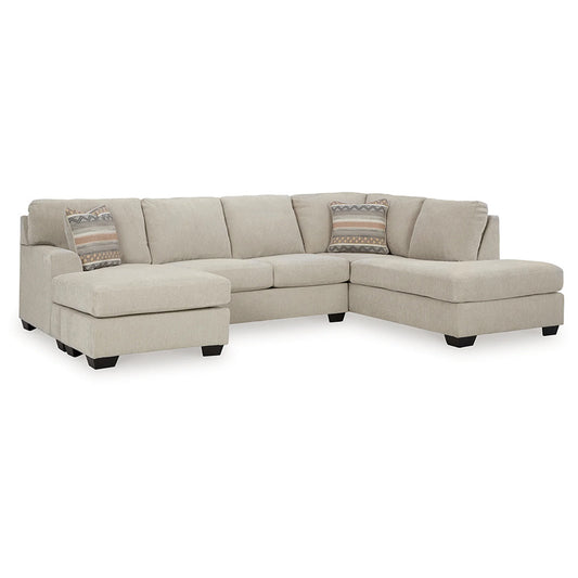 Glynn-cove - Linen - 2-Piece Sectional With Raf Corner Chaise