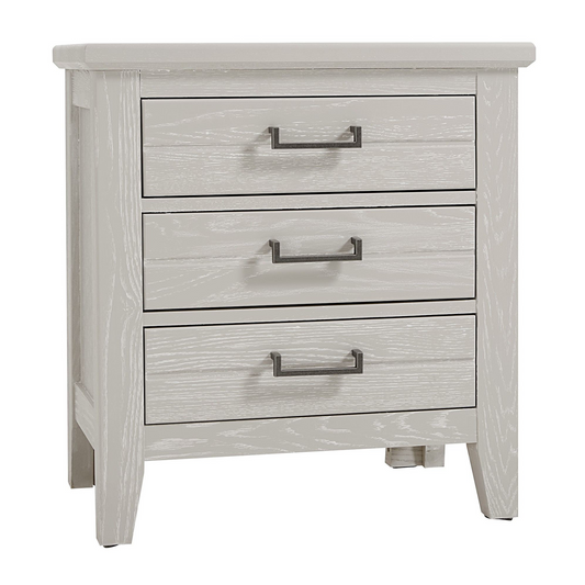 Passageways - 3-Drawers Nightstand - Oyster Grey