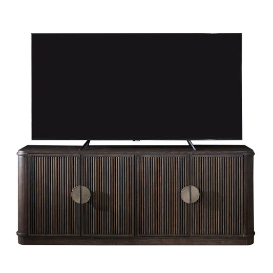 City View - 82" TV Console - Coffee Bean