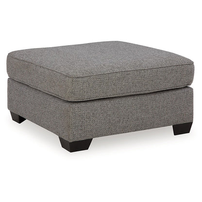 Reydell - Charcoal - Oversized Accent Ottoman