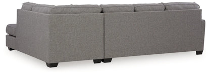 Reydell - Charcoal - 2-Piece Sectional With Raf Corner Chaise