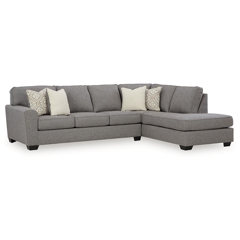 Reydell - Charcoal - 2-Piece Sectional With Raf Corner Chaise