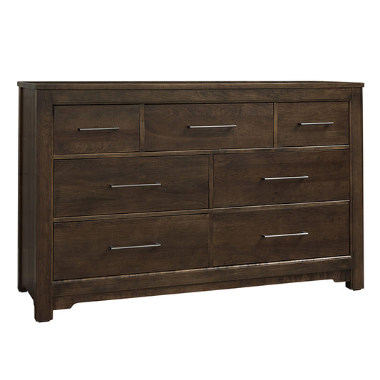 Crafted Cherry - Dresser - 7 Drawers - Dark Cherry