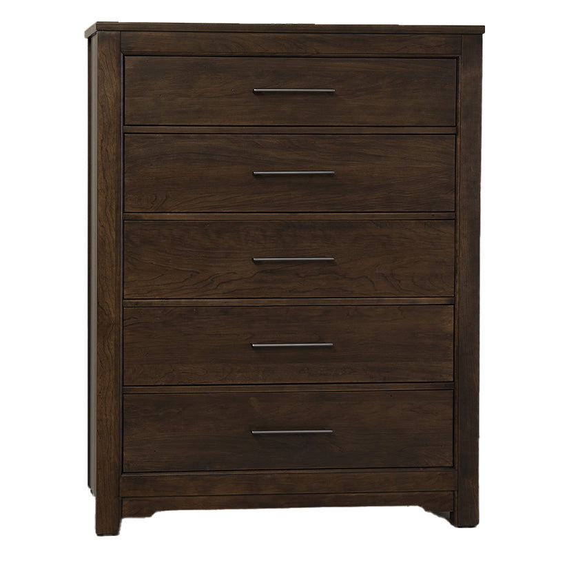 Crafted Cherry - Chest - 5 Drawers - Dark Cherry