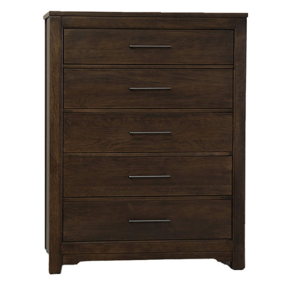 Crafted Cherry - Chest - 5 Drawers - Dark Cherry