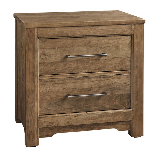 Crafted Cherry - Nightstand - 2 Drawers - Medium Cherry