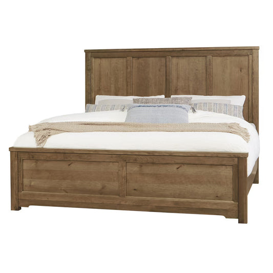 Crafted Cherry - Ben's 6 Panel California King Bed - Medium Cherry