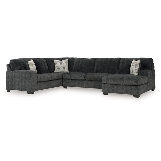 Hollyview - Shadow - 3-Piece Sectional With Raf Corner Chaise