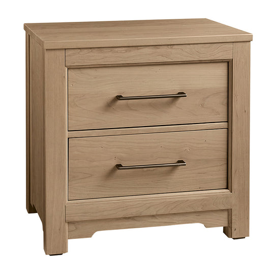 Crafted Cherry - Nightstand - 2 Drawers - Bleached Cherry