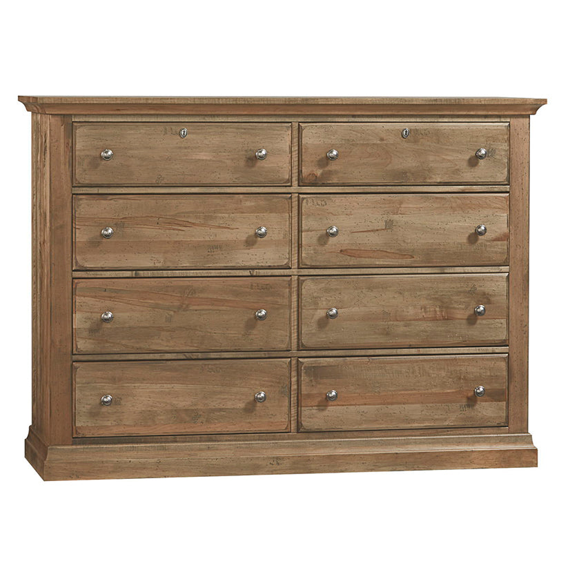 Carlisle - 8-Drawers Dresser - Warm Natural