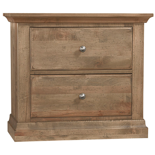 Carlisle - 2-Drawers Nightstand - Warm Natural