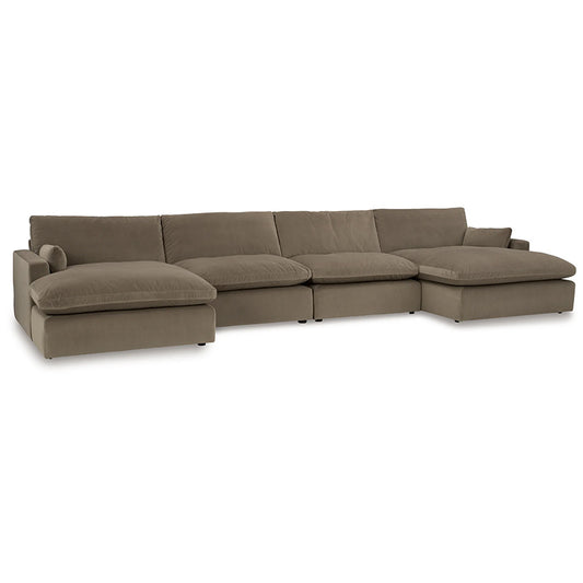 Sophie - Cocoa - 4-Piece Sectional With Laf Corner Chaise