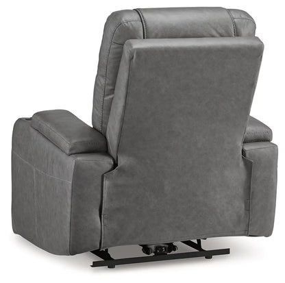 Schooner Rocks - Slate - Power Recliner / Adj Headrest-5