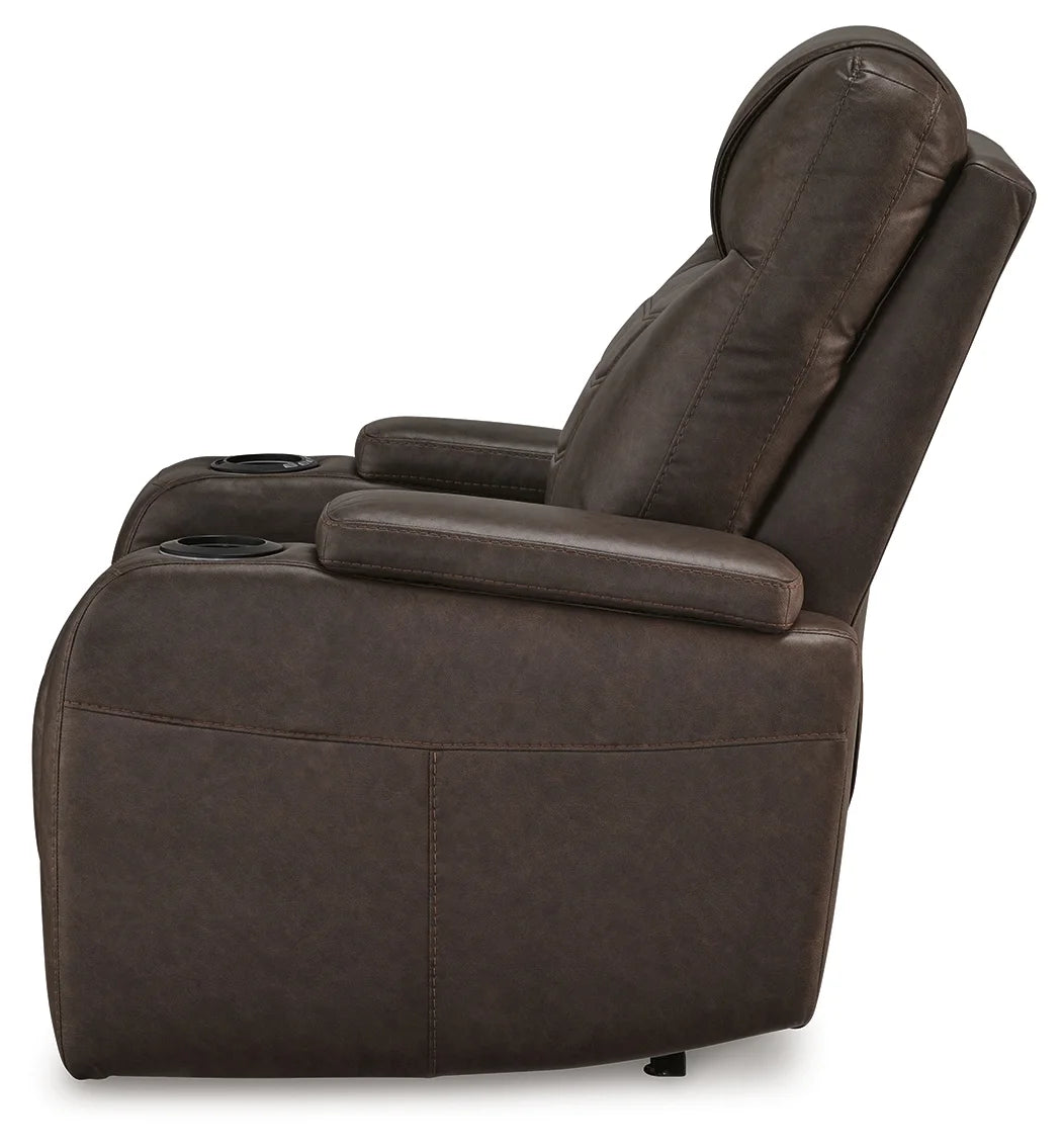 Schooner Rocks - Umber - Power Recliner / Adj Headrest-6