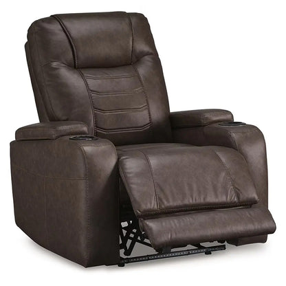 Schooner Rocks - Umber - Power Recliner / Adj Headrest