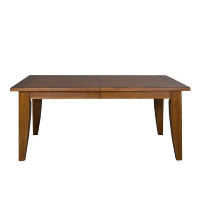 Treasures - Rectangular Leg Table - Dark Brown