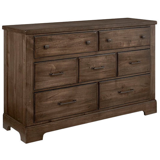 Cool Rustic - 7-Drawers Dresser - Mink