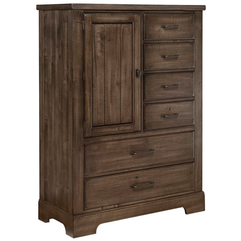 Cool Rustic - 6-Drawers Standing Chest - Mink