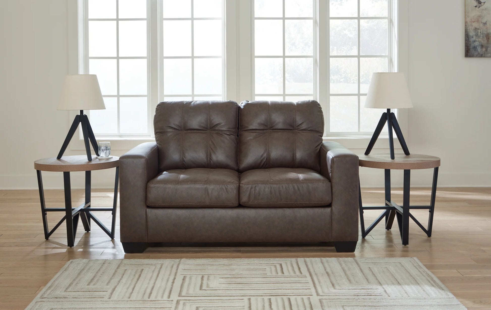 Barlin Mills - Umber - Loveseat 1