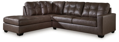 Barlin Mills - Umber - 2-Piece Sectional With Laf Corner Chaise