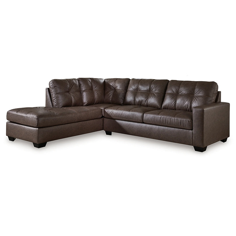 Barlin Mills - Umber - 2-Piece Sectional With Laf Corner Chaise