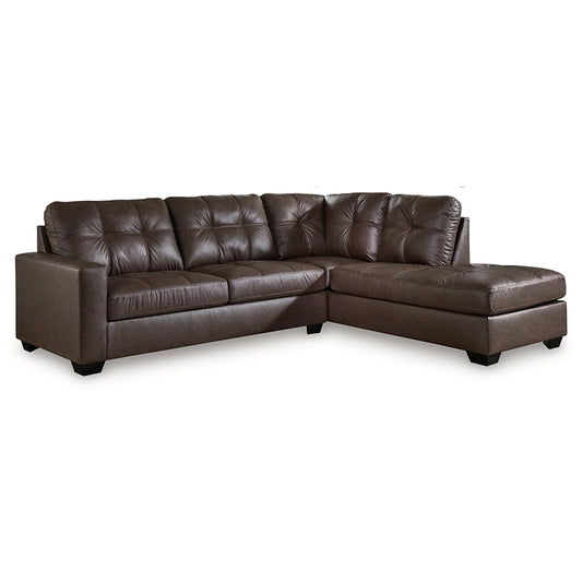 Barlin Mills - Umber - 2-Piece Sectional With Raf Corner Chaise