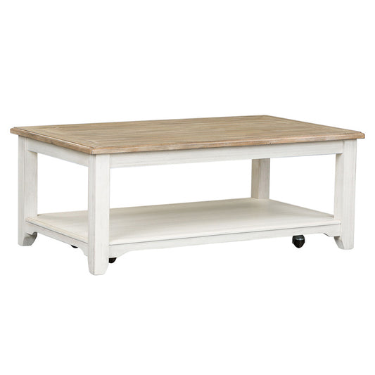 Summerville - Rectangular Cocktail Table - White